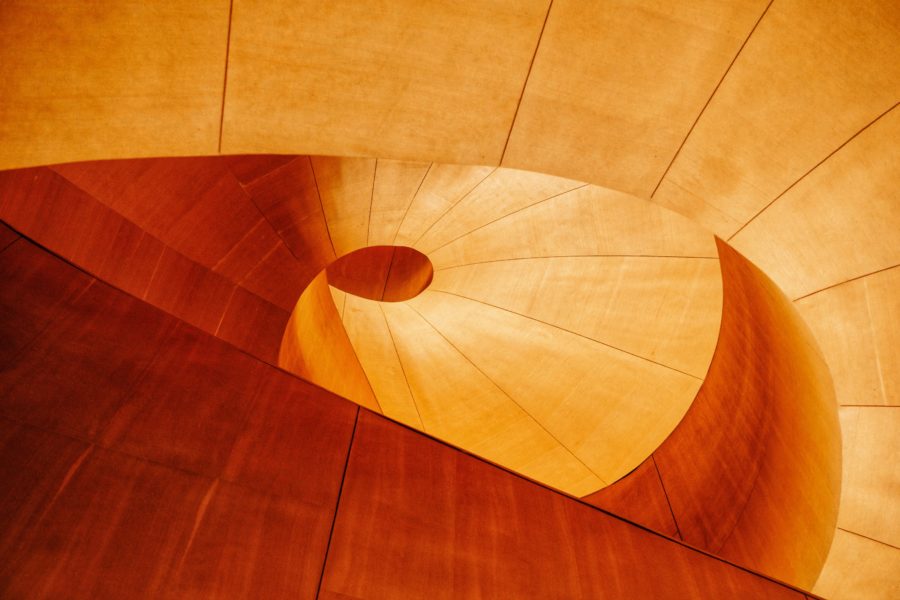 Abstract spiral image